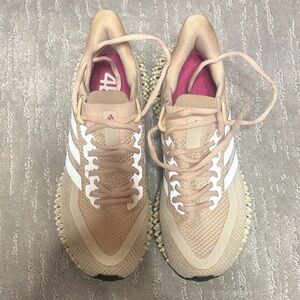 Adidas Pink, Tan and White Women's Sneakers